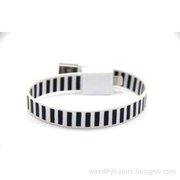 Fashionable Colorful Wrist Line IPHONE5 Noodles Cable , PTE